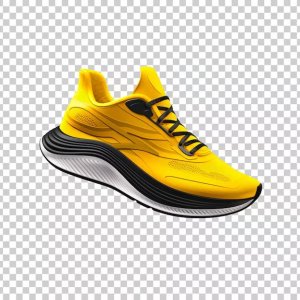 Yellow sneakers